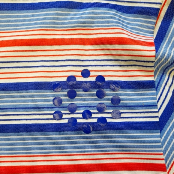 Puma Striped Performance Polo Shirt Men's XL Golf Casual  B39 - Picture 5 of 6